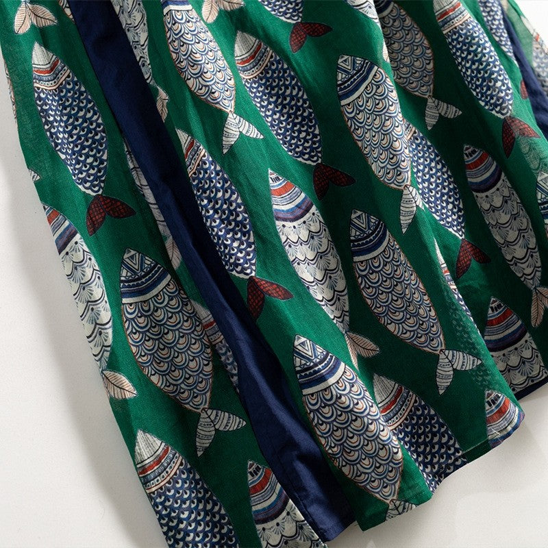 Sleeveless Linen Cotton Dress