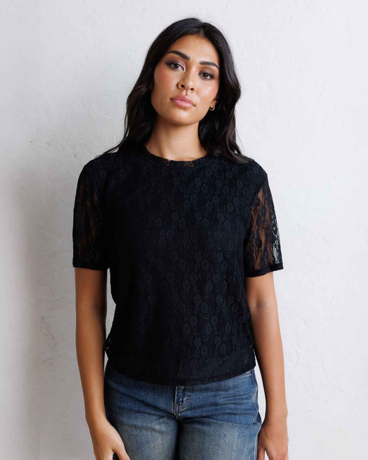 Laid Back Lace Tee