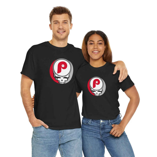 Philadelphia Phillies Logo Stealie Grateful Dead T-Shirt