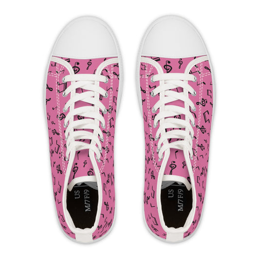 Pink Music Lovers Sneakers