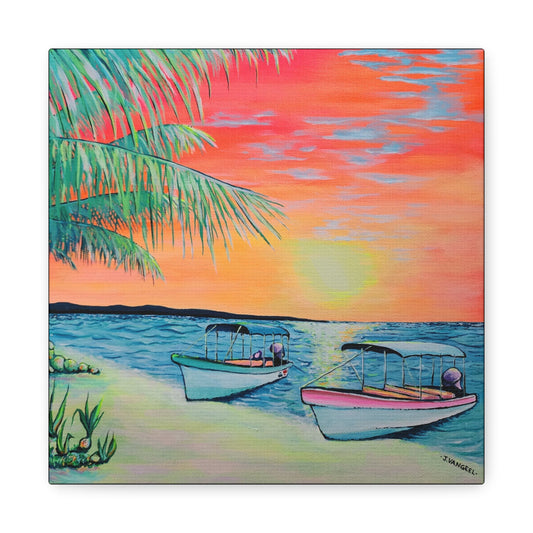 Panga Express Canvas Print, Original Artist Design, Home Decor Wall Art