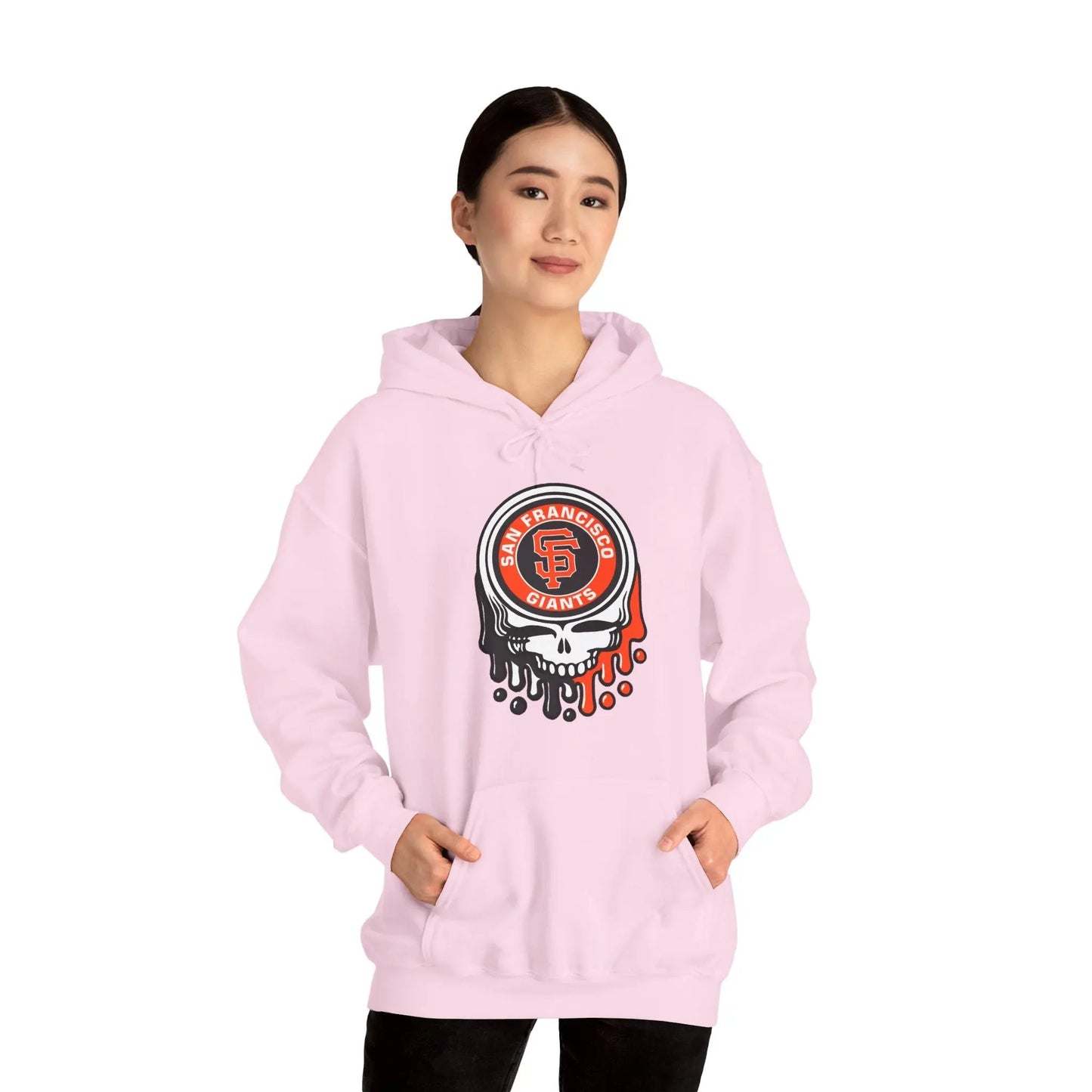 San Francisco Giants Logo Dripping Stealie Grateful Dead Hoodie