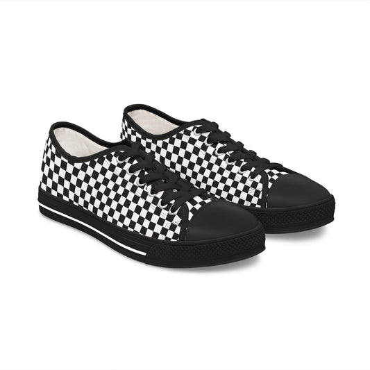 Retro Checkered Low Top Sneakers