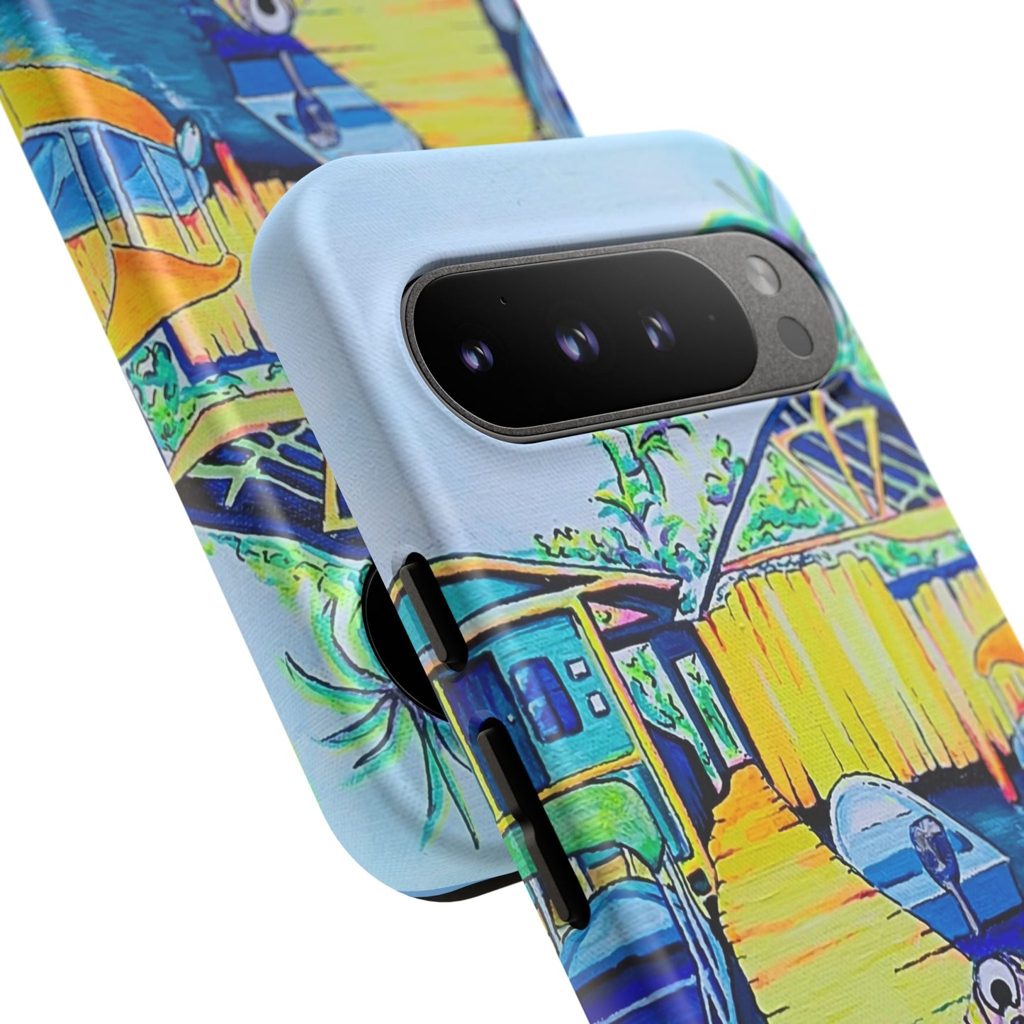 Cyclops Cat and Dog in Bocas Tough Phone Case