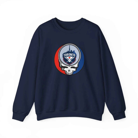 Toronto Blue Jays Original Stealie Grateful Dead Crewneck Grateful Dead Sweatshirt