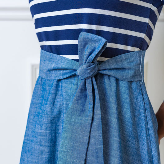 French Jersey Skater Dress