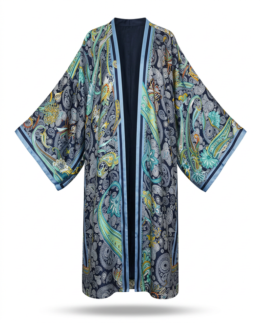 Wanderlust Silk Feeling Boho Kaftan