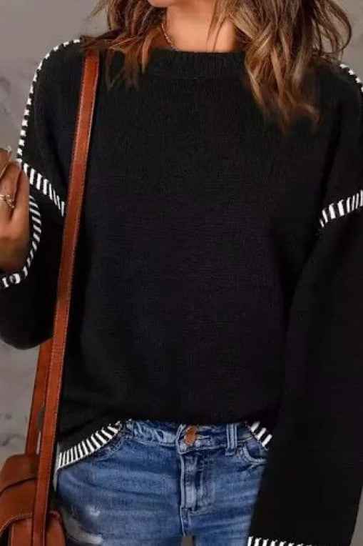 Cable Knit Pullover Sweater
