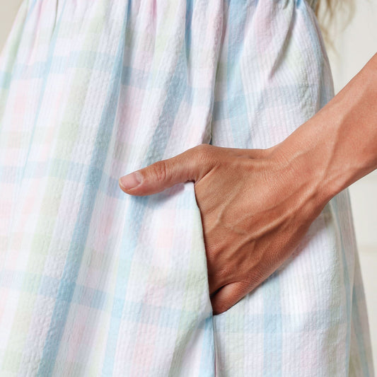 Organic Seersucker Sundress