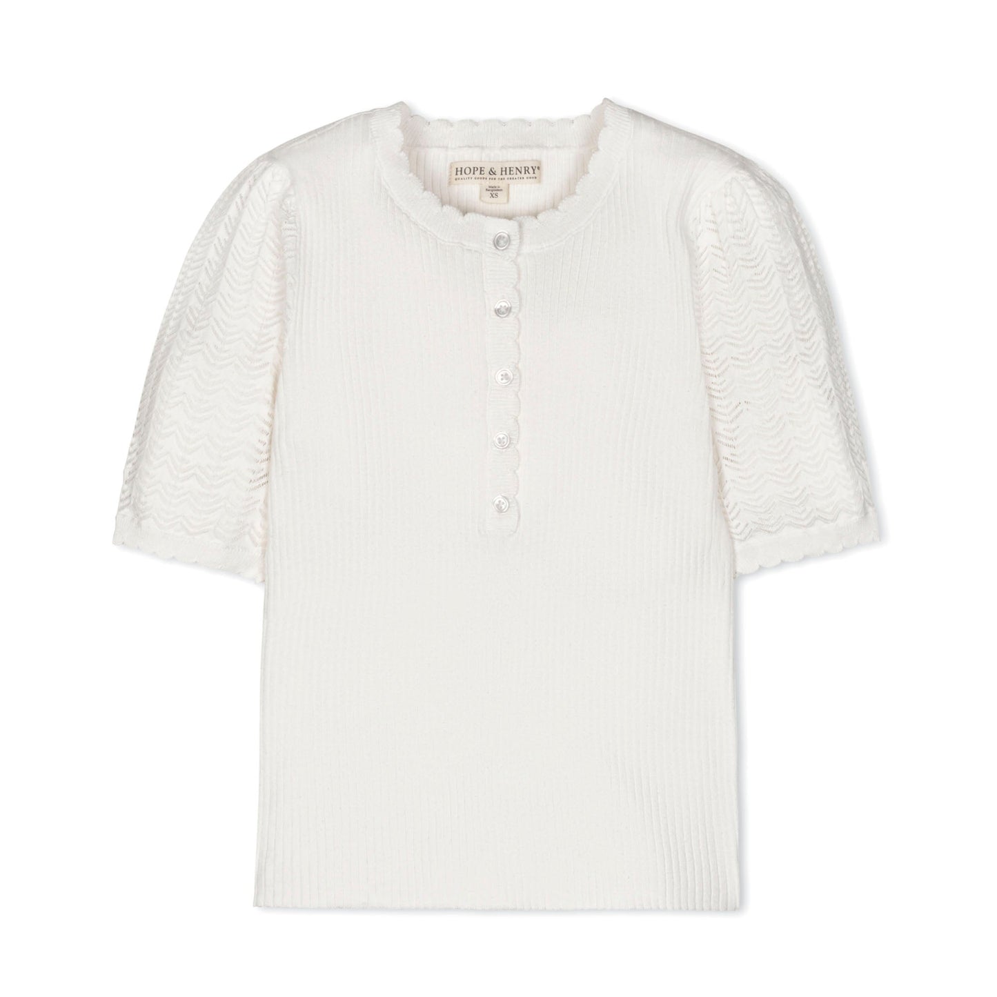 Organic Henley Sweater