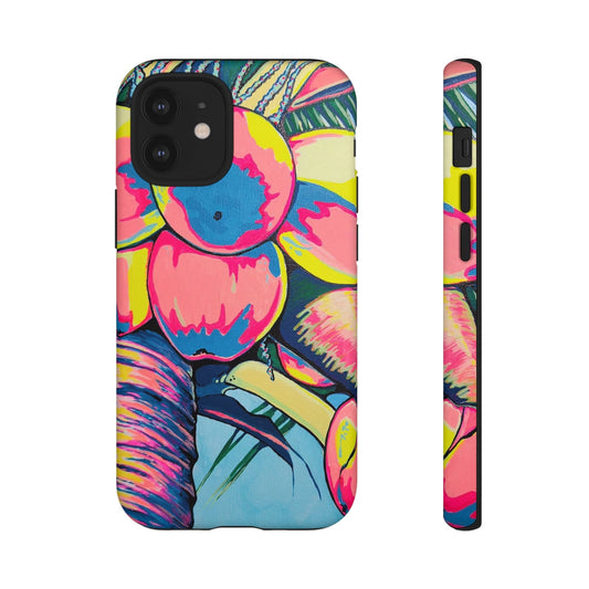 Neon Coconuts Tough Phone Case
