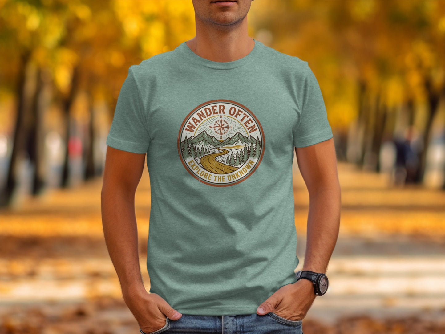 The Original Wander Often Vintage Explorer Adventure Top