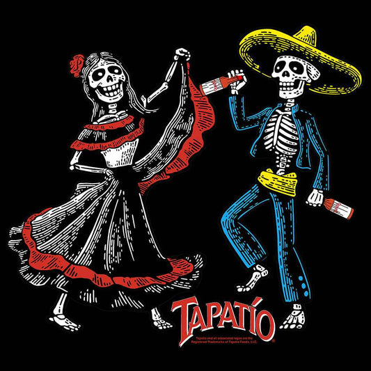 Tapatio Hot Sauce Day Of The Dead T-Shirt - Black