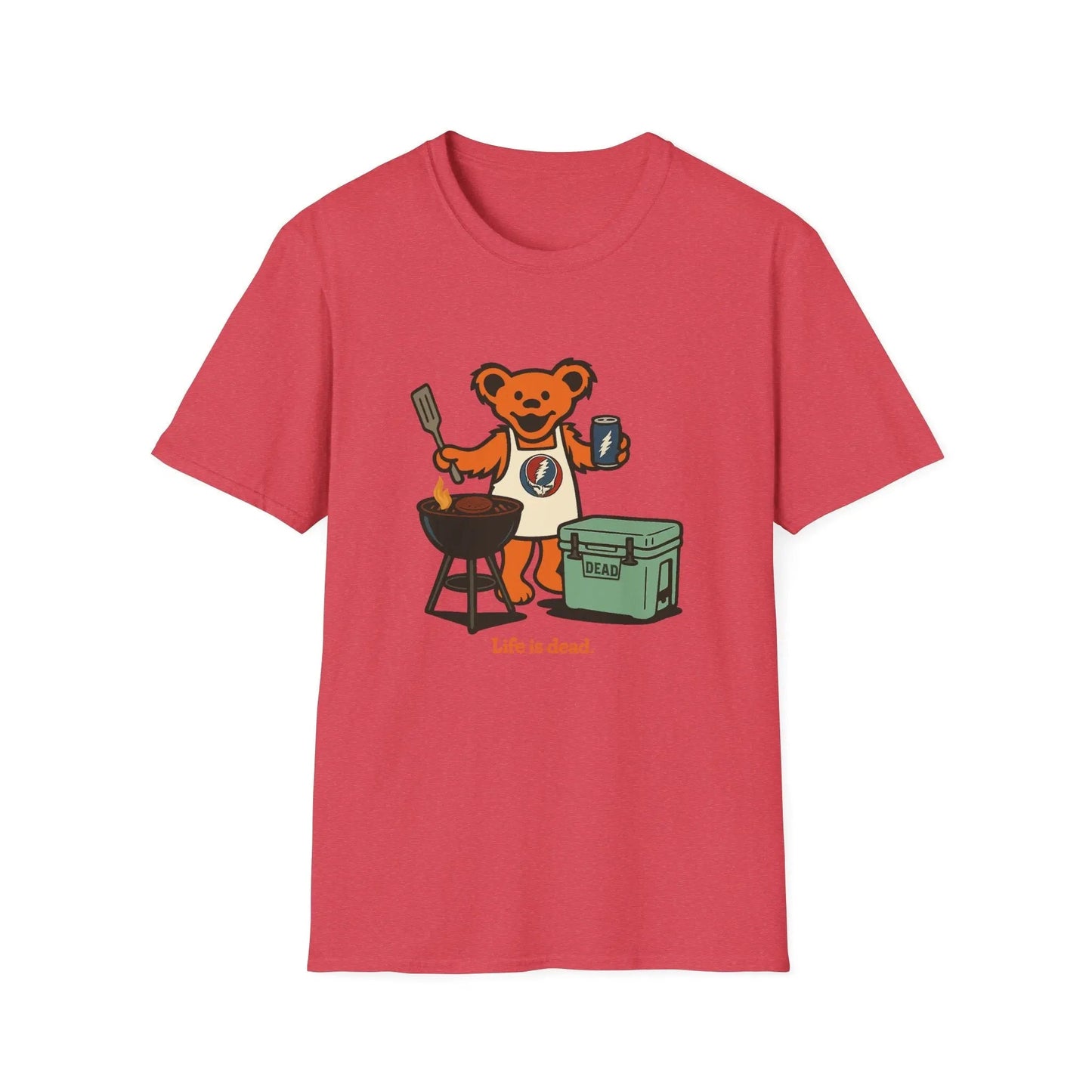 Grillin' Bear - Life is dead.® Grateful Dead T-Shirt