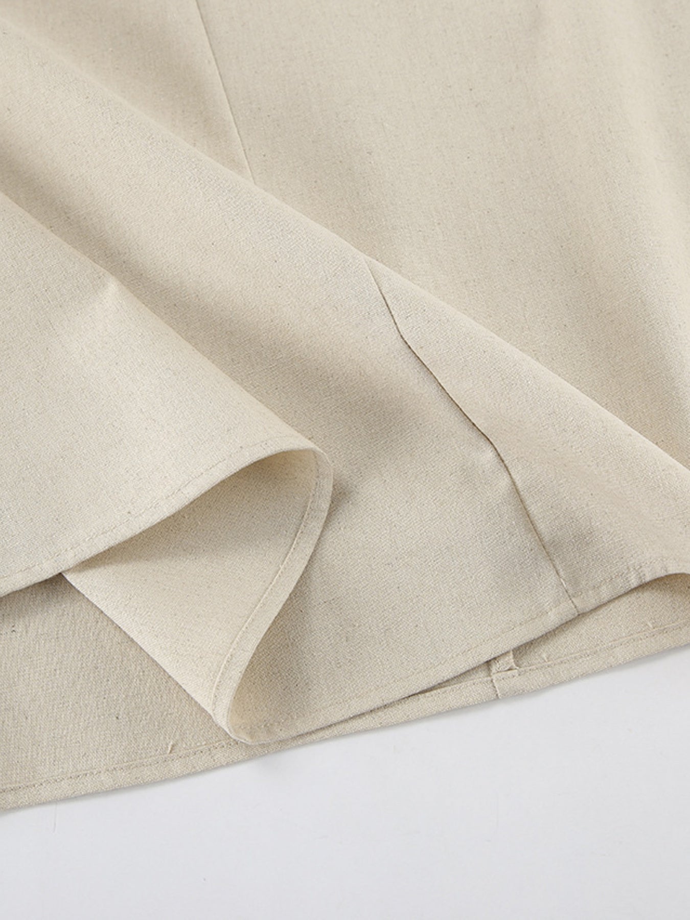 Hemp Smocked Back Tube Dress