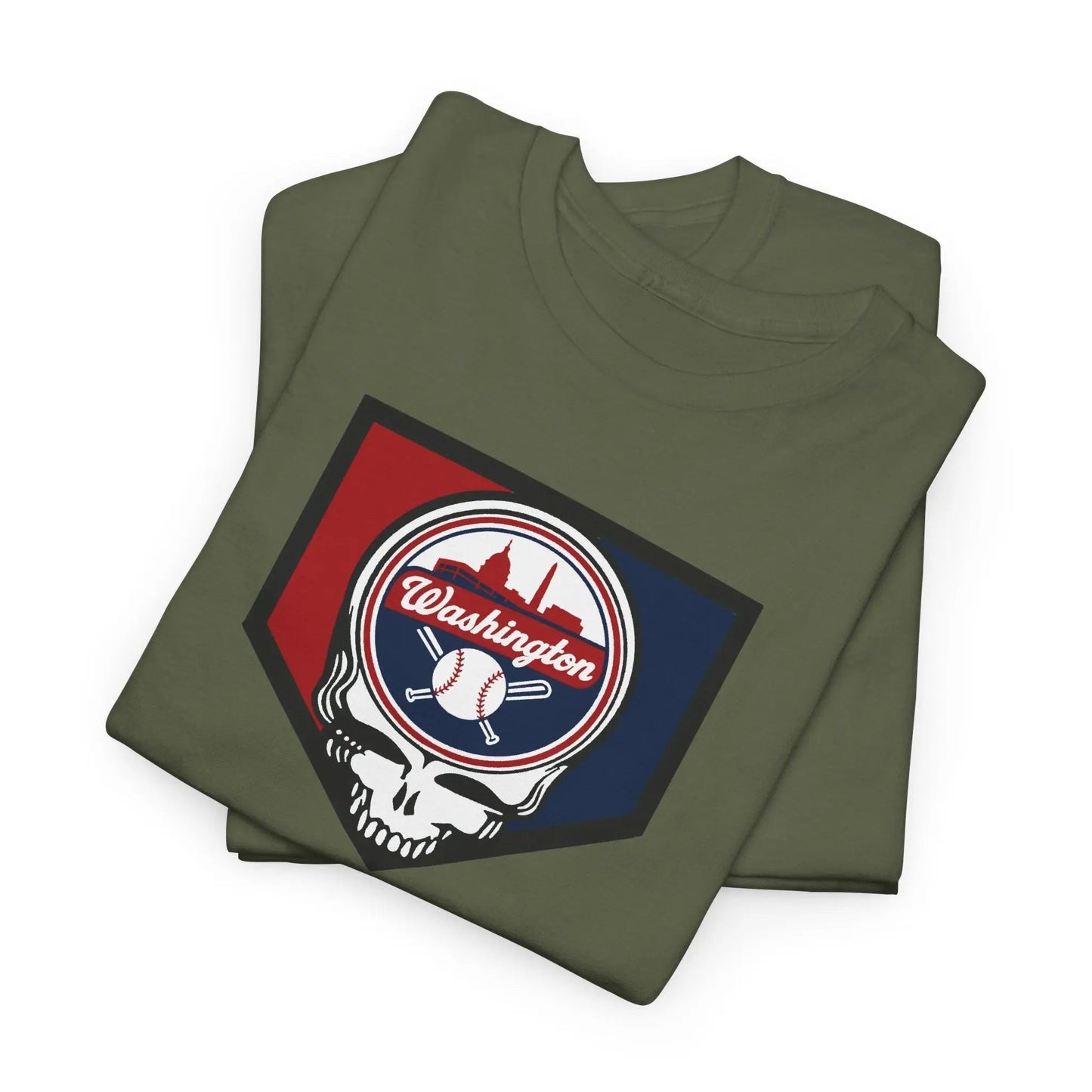 Washington Nationals Original Home Plate Edition Grateful Dead T-Shirt