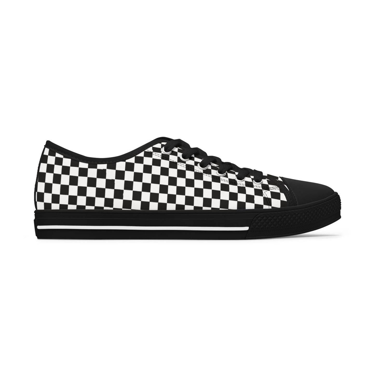Retro Checkered Low Top Sneakers