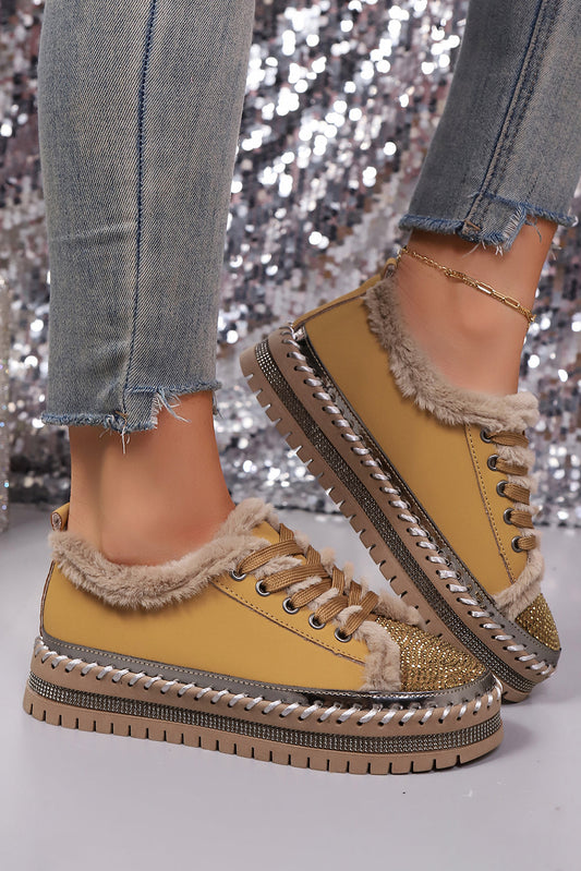 Harper Lace Up Flat Shoes