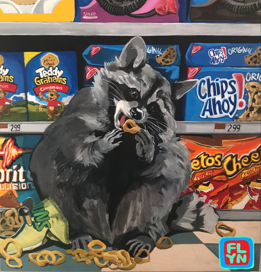 Clean-Up Aisle 12 Raccoon Sticker