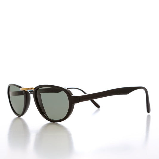 Minimalist Sunglasses with Metal Bridge - Bell