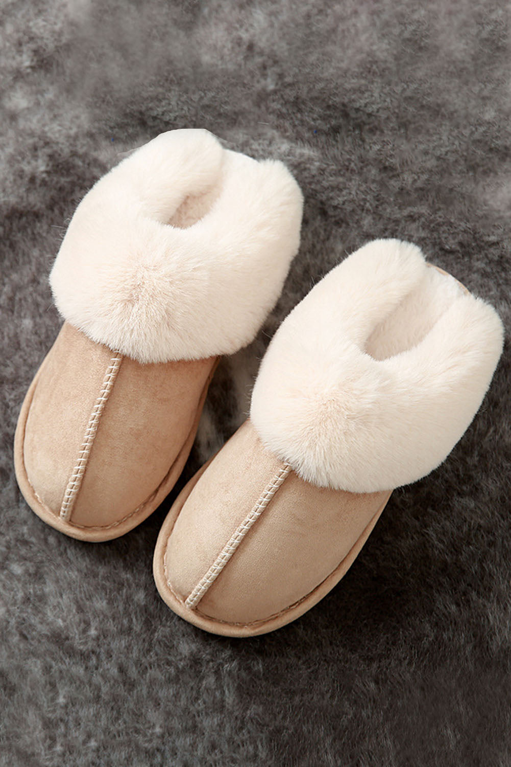 Molly Plush Suede Winter Home Slippers