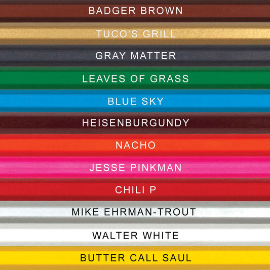 Coloring Bad Colored Pencils for Fans of Breaking Bad