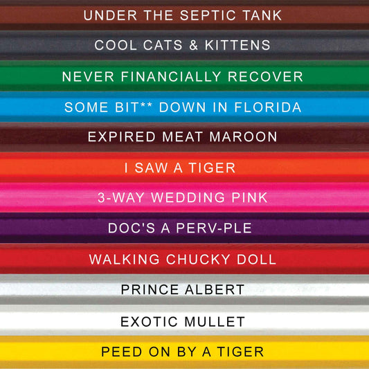 Exotic Colors Colored Pencils for Fans of Tiger King