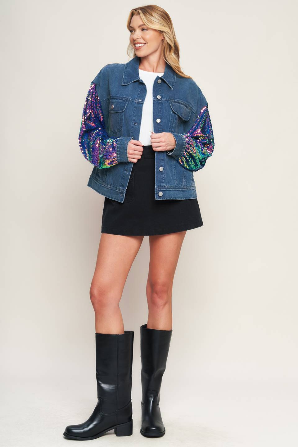 WALKING THE WALK DENIM JACKET