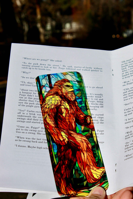 Bigfoot Bookmark – Handmade Sasquatch Bookmark, Sasquatch Gift, Unique Bigfoot Gift