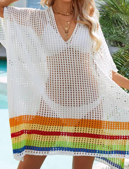 Open knit cover up