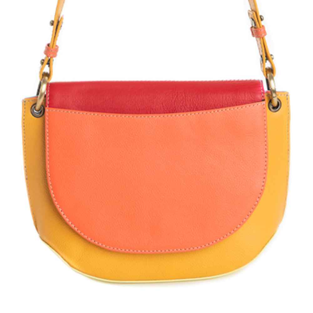 Color Point Half Moon Messenger Bag