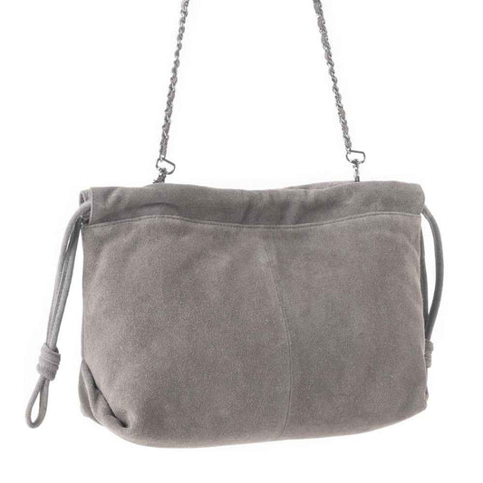 Wanderlust Suede Shoulder Bag in Moon Ash