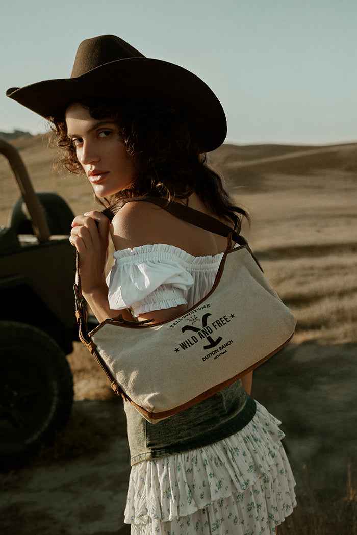 Yellowstone Savanna Ivory CrossBody Bag
