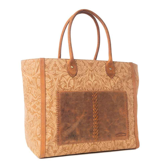 Yellowstone Chief Weekender Bag with Pockets in Amber