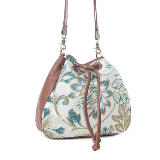 Myra Old Soul Bucket Bag in Alpine White