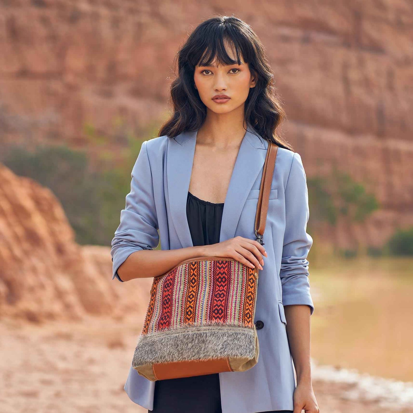 Coral Hues Shoulder Bag
