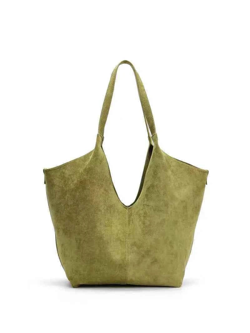 Grounded Suede Casual Tote