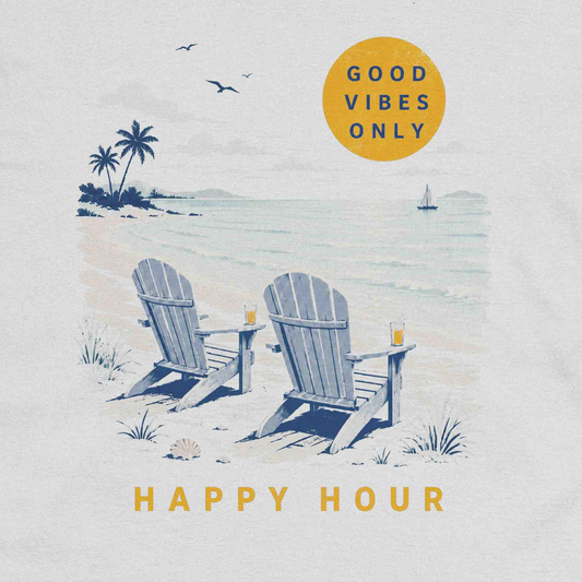 Happy Hour Seaside Short Sleeve Tee