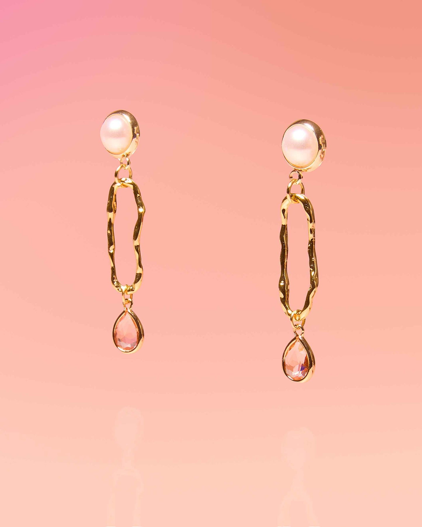 Boho Chic Oval Hoops Glam