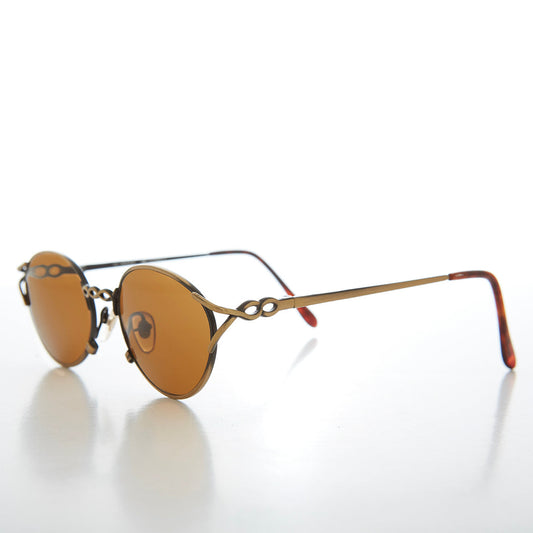 Oval Cat Eye 90s Vintage Sunglasses - Vista