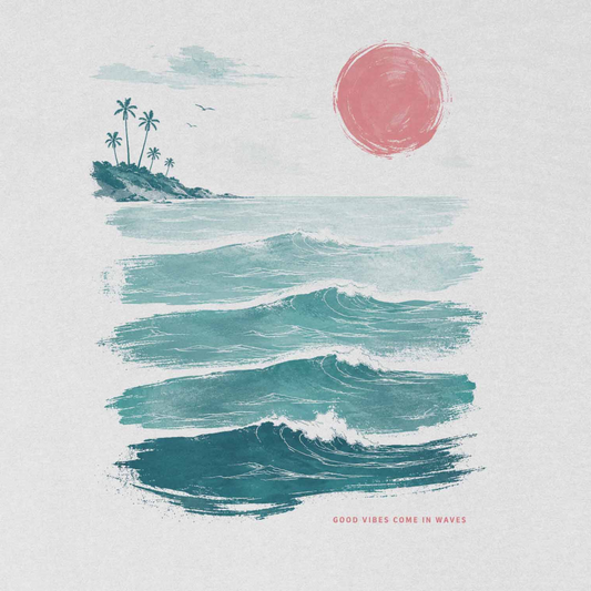 Vibes in Waves Short Sleeve Tee
