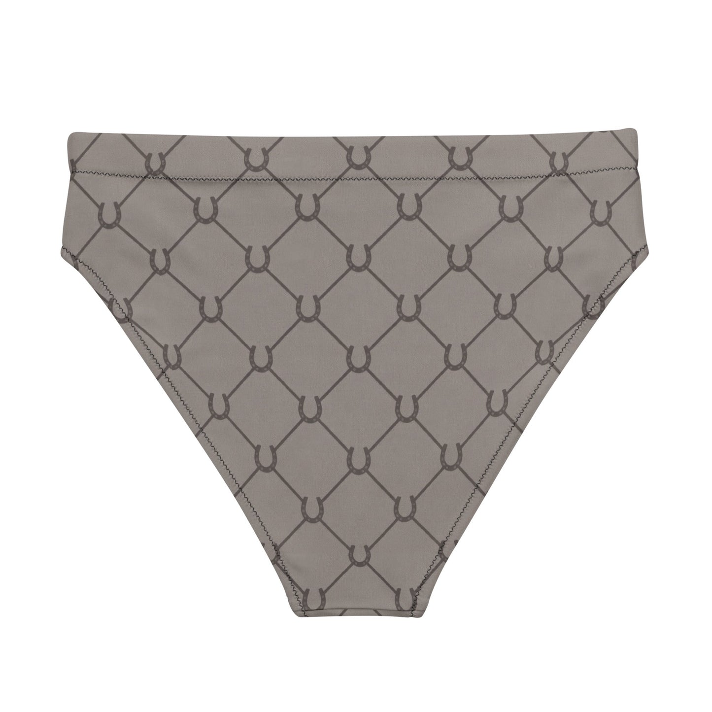 The Grid West high-waisted bikini bottom