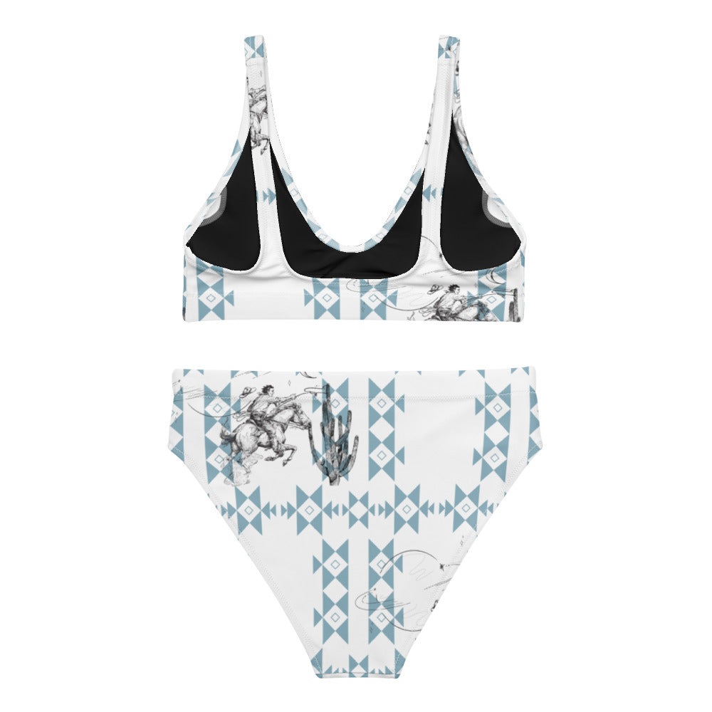 Aztec Space Cowboy high-waisted bikini