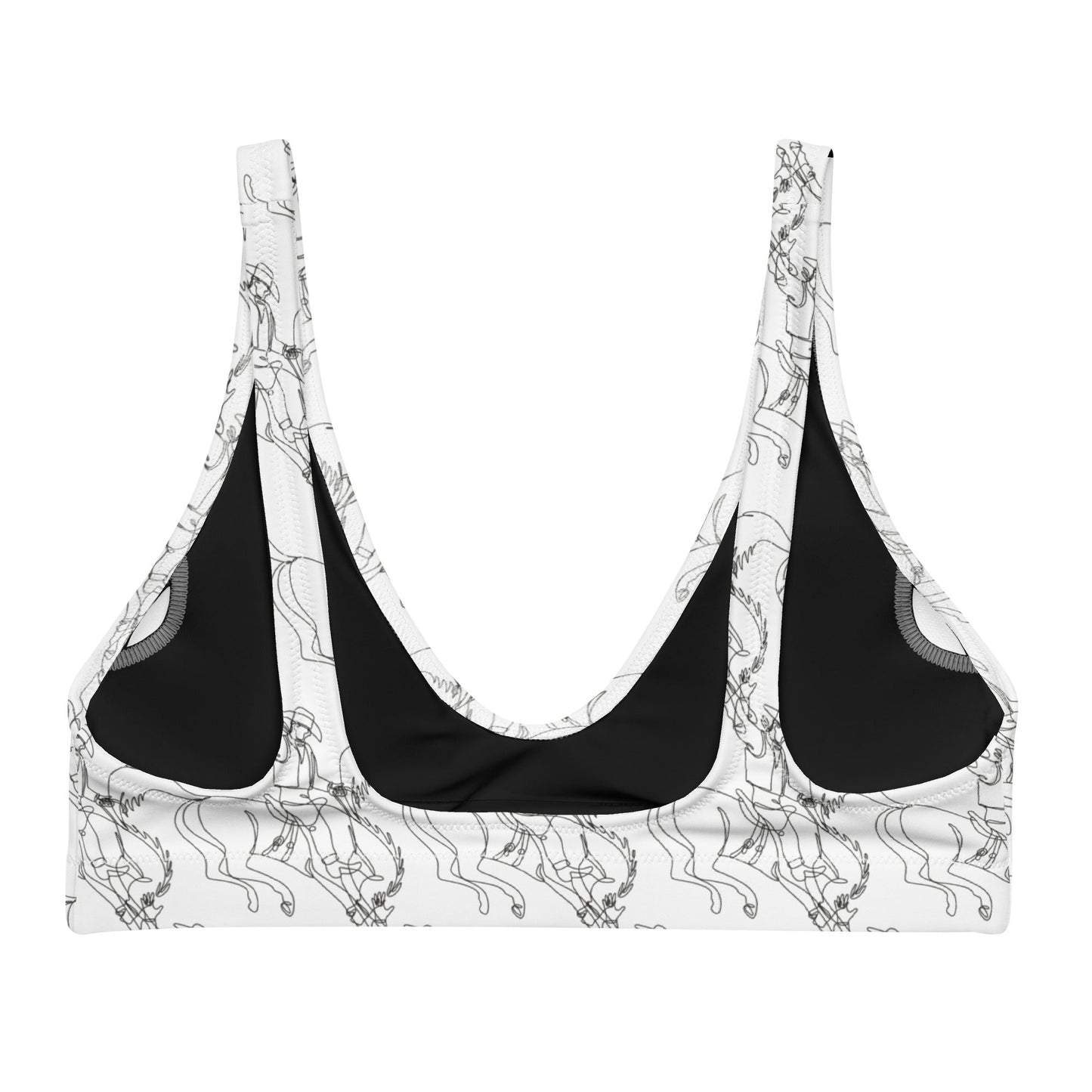 Western Ink bikini top