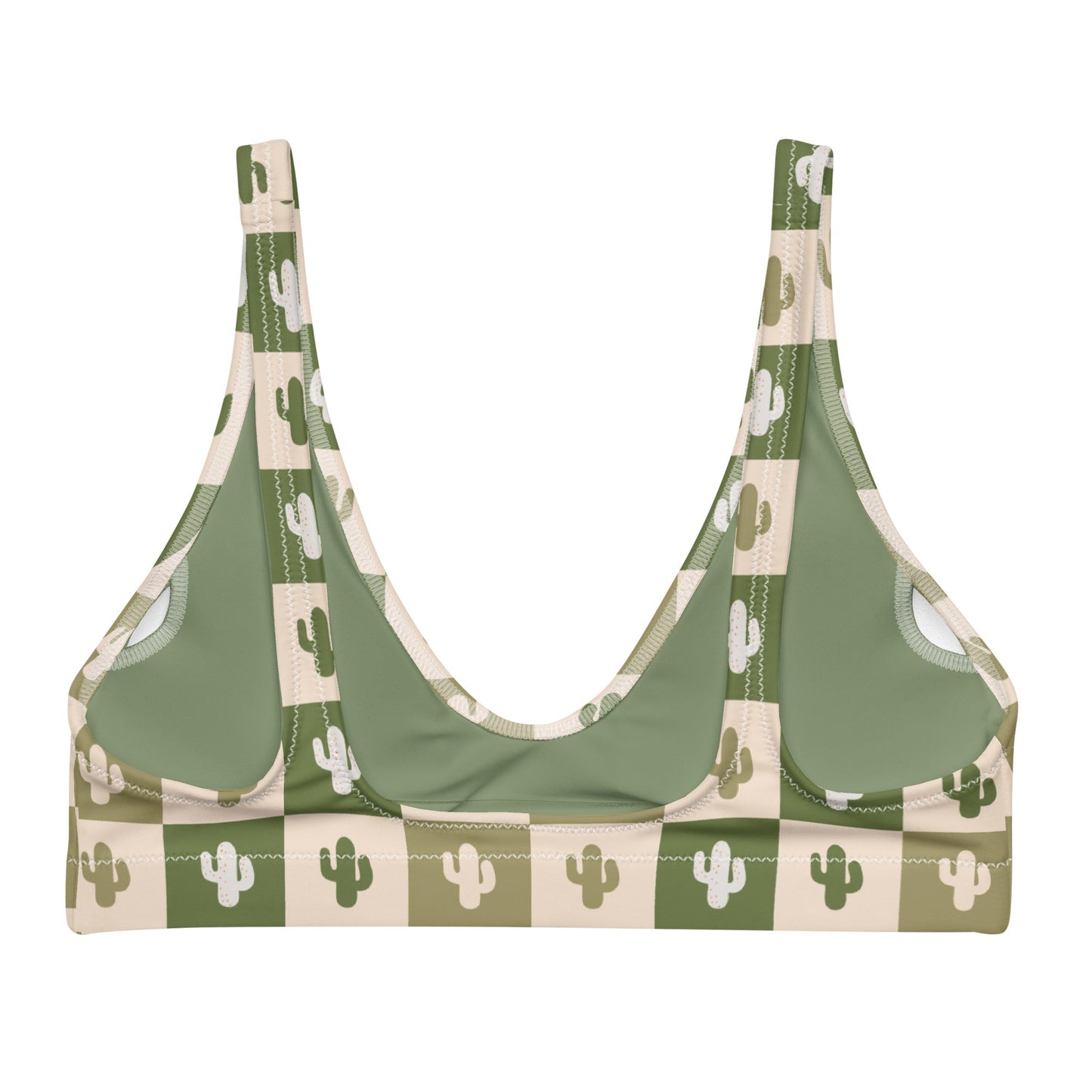 Desert Grid bikini top