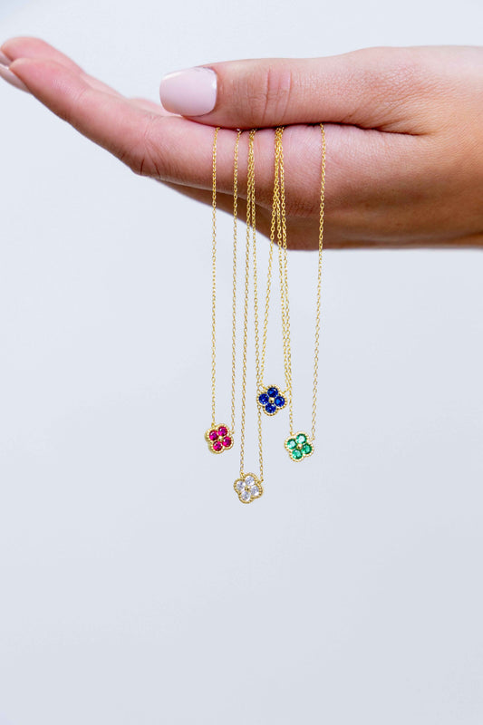 Mini Gracie CZ Pendant Necklace