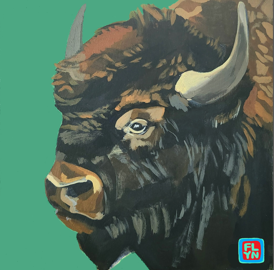 Bison Sticker