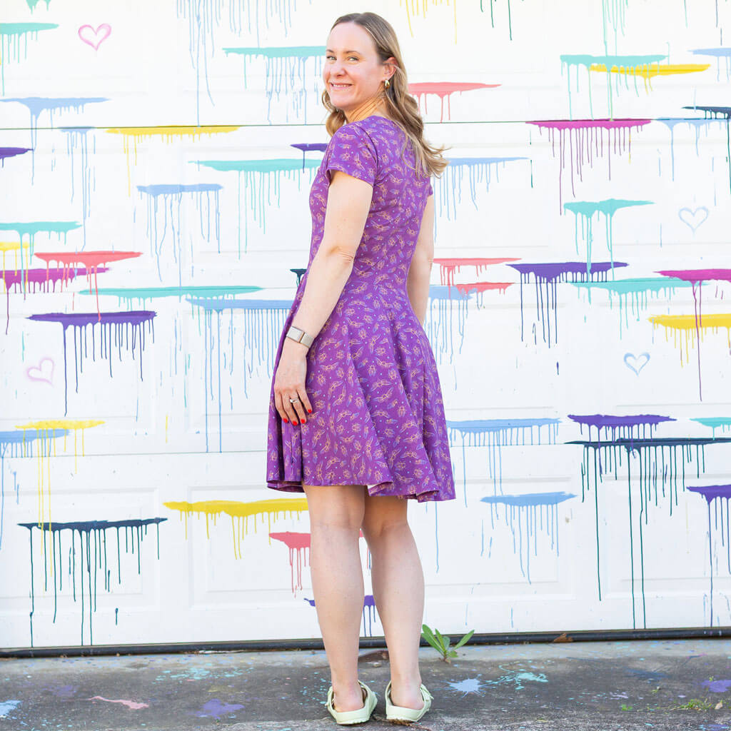 Adult "Emergence" Cicadas Super Twirler Dress with Pockets