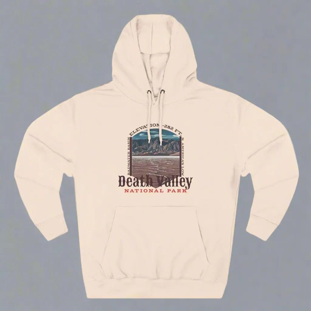 Death Valley National Park Fleece Hoodie Badwater Basin