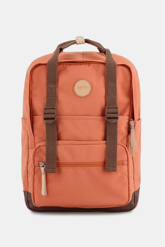 Himawari Waterproof Canvas Backpack With Side Pockets